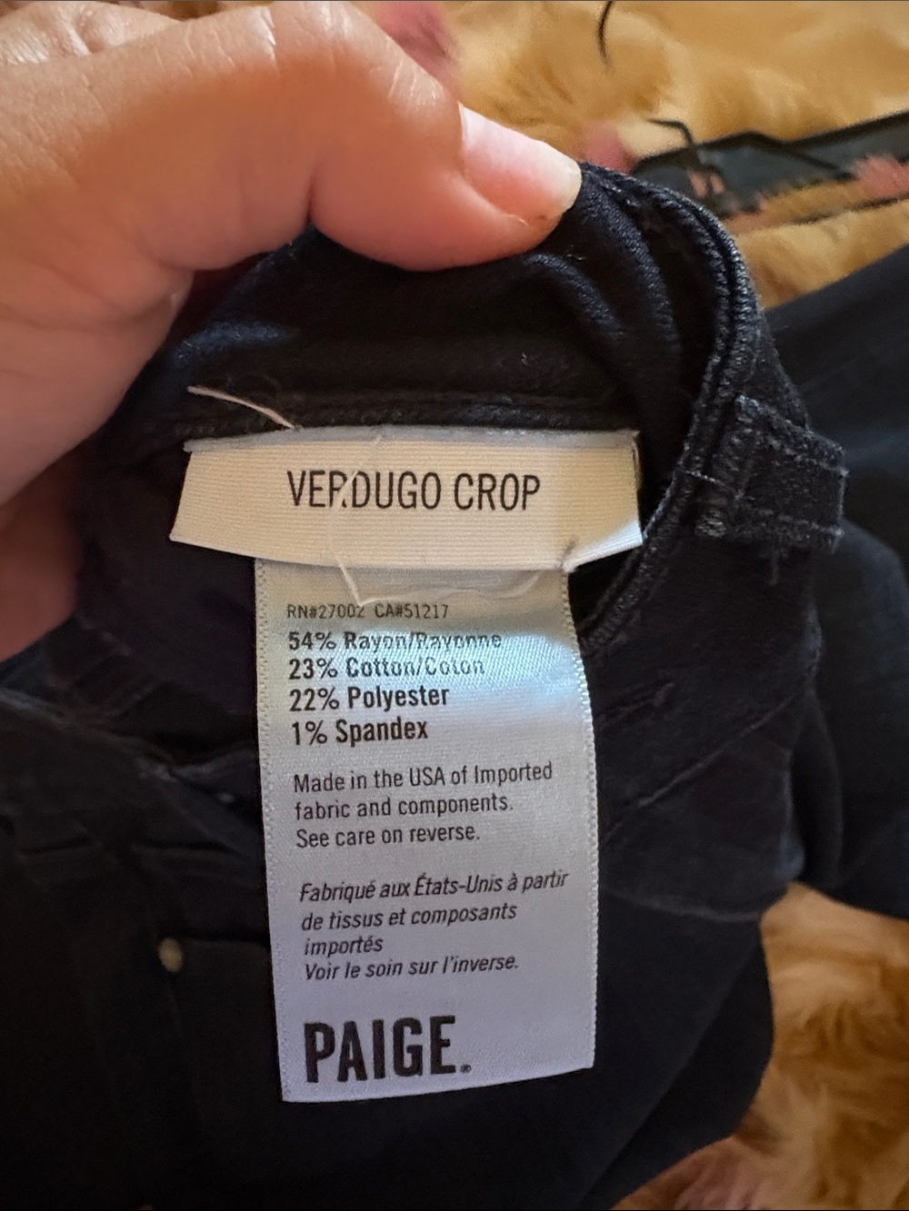Anthropologie PAIGE verdugo crop denim size 27 - Picture 6 of 6